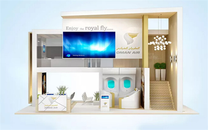 OMAN  AIR-上海汽配展台设计